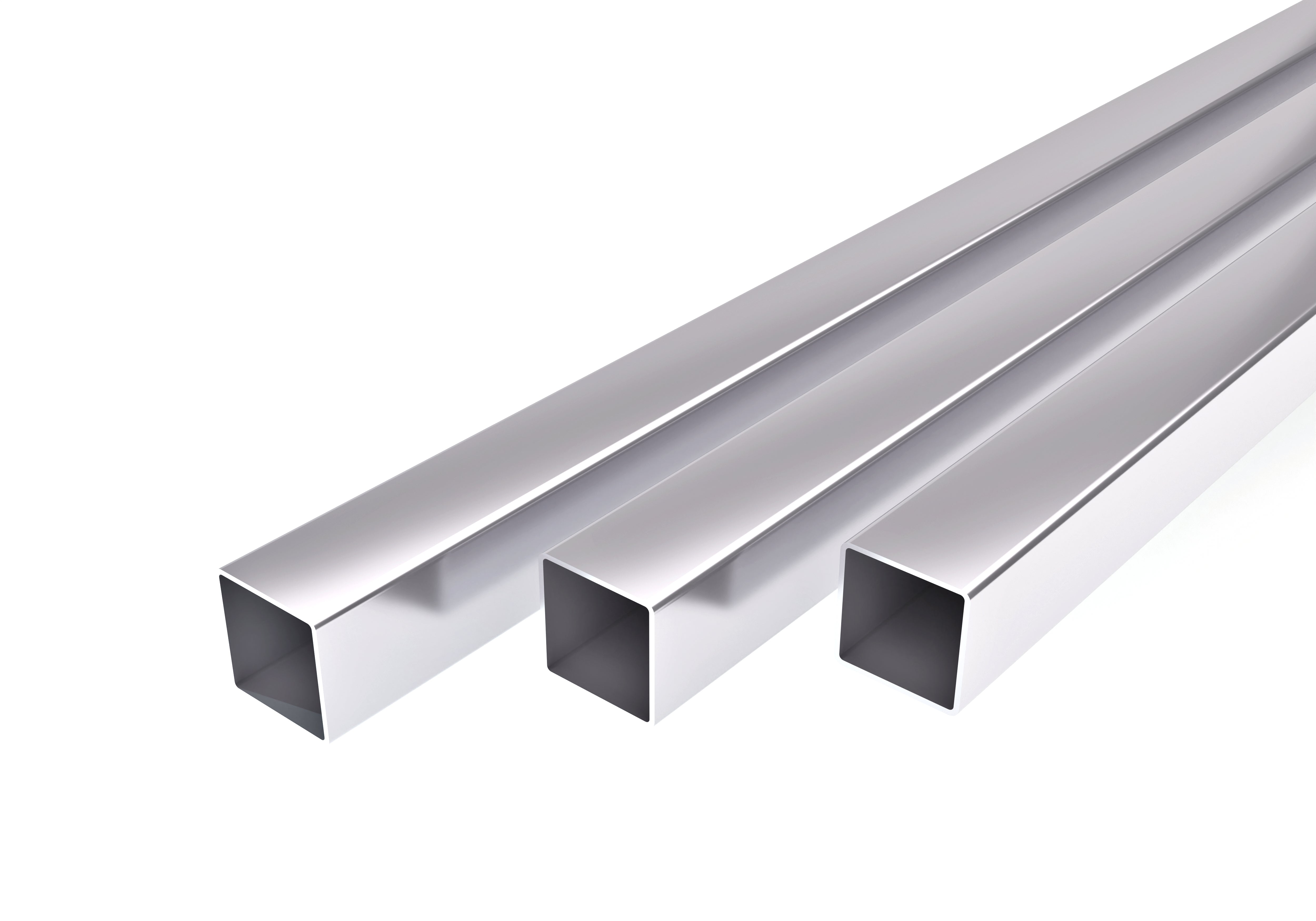 Alu Vierkantrohr 20x20x2mm Quadratrohr Aluminium Rohr Viele Längen 3 Oberflächen