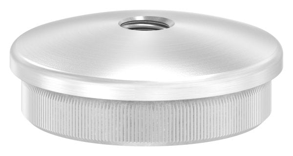 Stopfen 42,4 x 2,0mm, V2A M8 gewölbt